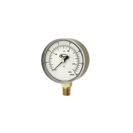 Dwyer Instruments Low Pressure Gauge, 4061015Kp LPG4-D8922N